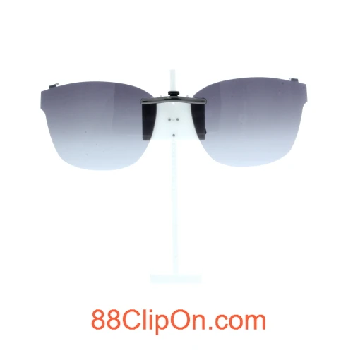 Our clip-on sunglasses will make your prescription eyeglasses appear like another pair of prescription sunglasses of the same model and size because we custom make it to the shape, size, and curve of your frame. Here is your favorite eyeglasses with our custom-made, featherweight polarized clip-on sunglasses (100% UVA and UVB or 400 UV protection from harmful sun rays). Your satisfaction is guaranteed!