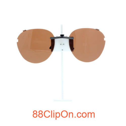 Our clip-on sunglasses will make your prescription eyeglasses appear like another pair of prescription sunglasses of the same model and size because we custom make it to the shape, size, and curve of your frame. Here is your favorite eyeglasses with our custom-made, featherweight polarized clip-on sunglasses (100% UVA and UVB or 400 UV protection from harmful sun rays). Your satisfaction is guaranteed!