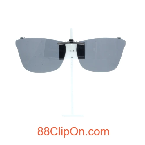 Our clip-on sunglasses will make your prescription eyeglasses appear like another pair of prescription sunglasses of the same model and size because we custom make it to the shape, size, and curve of your frame. Here is your favorite eyeglasses with our custom-made, featherweight polarized clip-on sunglasses (100% UVA and UVB or 400 UV protection from harmful sun rays). Your satisfaction is guaranteed!