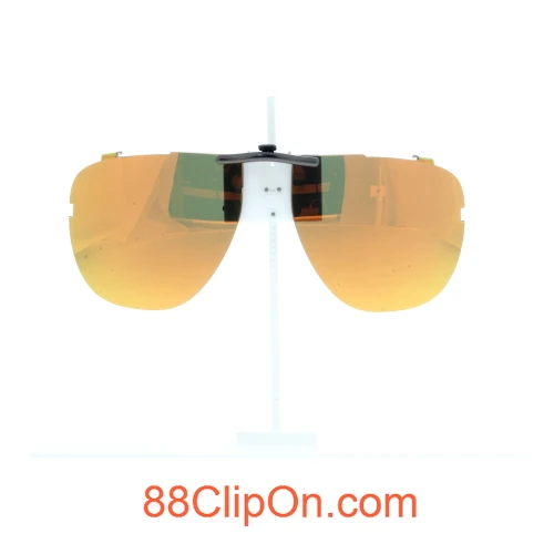 Our clip-on sunglasses will make your prescription eyeglasses appear like another pair of prescription sunglasses of the same model and size because we custom make it to the shape, size, and curve of your frame. Here is your favorite eyeglasses with our custom-made, featherweight polarized clip-on sunglasses (100% UVA and UVB or 400 UV protection from harmful sun rays). Your satisfaction is guaranteed!