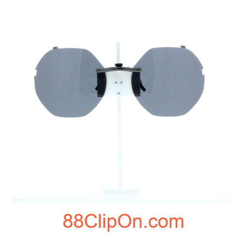 Our clip-on sunglasses will make your prescription eyeglasses appear like another pair of prescription sunglasses of the same model and size because we custom make it to the shape, size, and curve of your frame. Here is your favorite eyeglasses with our custom-made, featherweight polarized clip-on sunglasses (100% UVA and UVB or 400 UV protection from harmful sun rays). Your satisfaction is guaranteed!