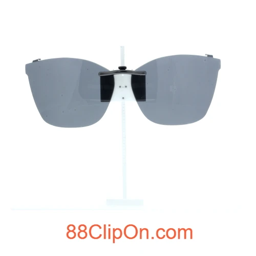 Our clip-on sunglasses will make your prescription eyeglasses appear like another pair of prescription sunglasses of the same model and size because we custom make it to the shape, size, and curve of your frame. Here is your favorite eyeglasses with our custom-made, featherweight polarized clip-on sunglasses (100% UVA and UVB or 400 UV protection from harmful sun rays). Your satisfaction is guaranteed!