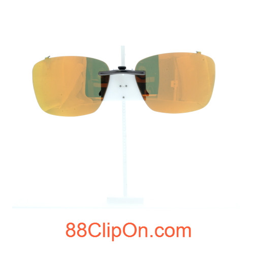 Our clip-on sunglasses will make your prescription eyeglasses appear like another pair of prescription sunglasses of the same model and size because we custom make it to the shape, size, and curve of your frame. Here is your favorite eyeglasses with our custom-made, featherweight polarized clip-on sunglasses (100% UVA and UVB or 400 UV protection from harmful sun rays). Your satisfaction is guaranteed!