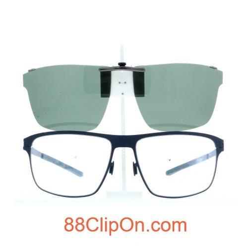Our clip-on sunglasses will make your prescription eyeglasses appear like another pair of prescription sunglasses of the same model and size because we custom make it to the shape, size, and curve of your frame. Here is your favorite eyeglasses with our custom-made, featherweight polarized clip-on sunglasses (100% UVA and UVB or 400 UV protection from harmful sun rays). Your satisfaction is guaranteed!