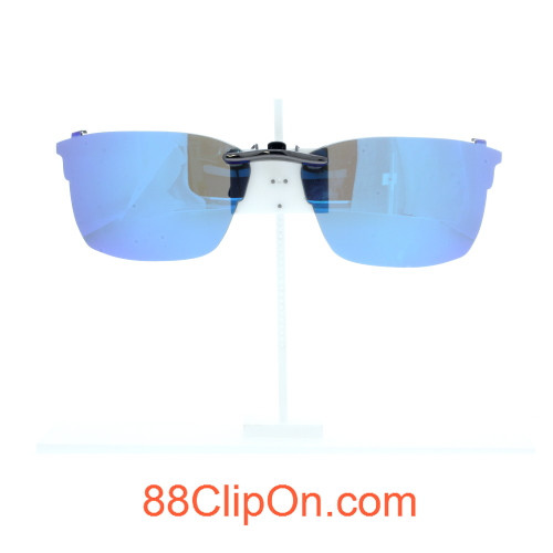 Our clip-on sunglasses will make your prescription eyeglasses appear like another pair of prescription sunglasses of the same model and size because we custom make it to the shape, size, and curve of your frame. Here is your favorite eyeglasses with our custom-made, featherweight polarized clip-on sunglasses (100% UVA and UVB or 400 UV protection from harmful sun rays). Your satisfaction is guaranteed!