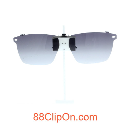 Our clip-on sunglasses will make your prescription eyeglasses appear like another pair of prescription sunglasses of the same model and size because we custom make it to the shape, size, and curve of your frame. Here is your favorite eyeglasses with our custom-made, featherweight polarized clip-on sunglasses (100% UVA and UVB or 400 UV protection from harmful sun rays). Your satisfaction is guaranteed!