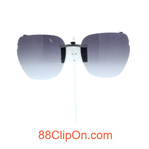 Our clip-on sunglasses will make your prescription eyeglasses appear like another pair of prescription sunglasses of the same model and size because we custom make it to the shape, size, and curve of your frame. Here is your favorite eyeglasses with our custom-made, featherweight polarized clip-on sunglasses (100% UVA and UVB or 400 UV protection from harmful sun rays). Your satisfaction is guaranteed!