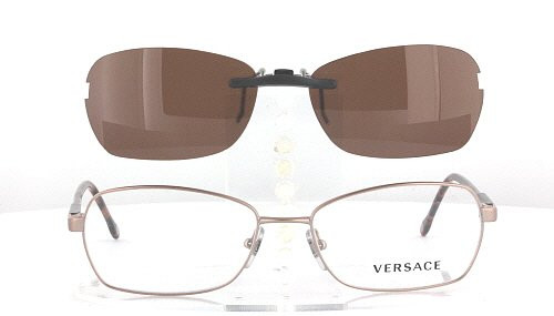 versace clip on sunglasses