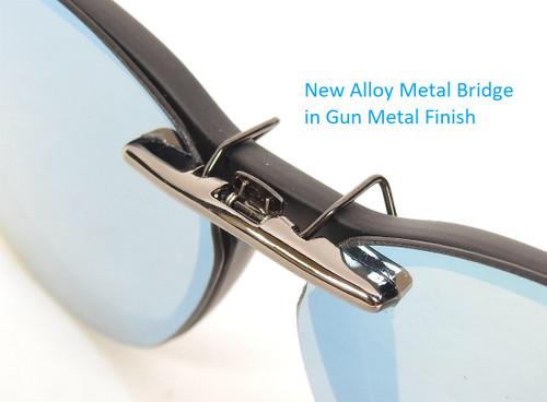 Custom Made for BURBERRY B2090-55X17 Polarized Clip-On Sunglasses  (Eyeglasses Not Included)