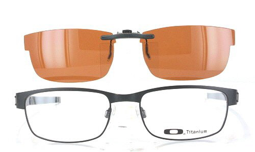 Custom Made for Oakley Metal Plate OX5038-55X18 Polarized Clip-On  Sunglasses (Eyeglasses Not Included)