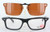 Our clip-on sunglasses will make your prescription eyeglasses appear like another pair of prescription sunglasses of the same model and size because we custom make it to the shape, size, and curve of your frame. Here is your favorite eyeglasses with our custom-made, featherweight polarized clip-on sunglasses (100% UVA and UVB or 400 UV protection from harmful sun rays). Your satisfaction is guaranteed!