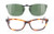 Our clip-on sunglasses will make your prescription eyeglasses appear like another pair of prescription sunglasses of the same model and size because we custom make it to the shape, size, and curve of your frame. Here is your favorite eyeglasses with our custom-made, featherweight polarized clip-on sunglasses (100% UVA and UVB or 400 UV protection from harmful sun rays). Your satisfaction is guaranteed!