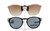 Our clip-on sunglasses will make your prescription eyeglasses appear like another pair of prescription sunglasses of the same model and size because we custom make it to the shape, size, and curve of your frame. Here is your favorite eyeglasses with our custom-made, featherweight polarized clip-on sunglasses (100% UVA and UVB or 400 UV protection from harmful sun rays). Your satisfaction is guaranteed!