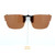 Our clip-on sunglasses will make your prescription eyeglasses appear like another pair of prescription sunglasses of the same model and size because we custom make it to the shape, size, and curve of your frame. Here is your favorite eyeglasses with our custom-made, featherweight polarized clip-on sunglasses (100% UVA and UVB or 400 UV protection from harmful sun rays). Your satisfaction is guaranteed!