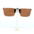 Our clip-on sunglasses will make your prescription eyeglasses appear like another pair of prescription sunglasses of the same model and size because we custom make it to the shape, size, and curve of your frame. Here is your favorite eyeglasses with our custom-made, featherweight polarized clip-on sunglasses (100% UVA and UVB or 400 UV protection from harmful sun rays). Your satisfaction is guaranteed!