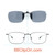 Our clip-on sunglasses will make your prescription eyeglasses appear like another pair of prescription sunglasses of the same model and size because we custom make it to the shape, size, and curve of your frame. Here is your favorite eyeglasses with our custom-made, featherweight polarized clip-on sunglasses (100% UVA and UVB or 400 UV protection from harmful sun rays). Your satisfaction is guaranteed!