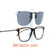 Your right side view. Check out our design to secure the polarized lenes on your frame without ugly bar and prongs to add more weights to your prescription eyeglasses.
