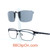 Your left side view. Check out our design to secure the polarized lenes on your frame without ugly bar and prongs to add more weights to your prescription eyeglasses.