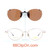 Our clip-on sunglasses will make your prescription eyeglasses appear like another pair of prescription sunglasses of the same model and size because we custom make it to the shape, size, and curve of your frame. Here is your favorite eyeglasses with our custom-made, featherweight polarized clip-on sunglasses (100% UVA and UVB or 400 UV protection from harmful sun rays). Your satisfaction is guaranteed!