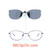 Our clip-on sunglasses will make your prescription eyeglasses appear like another pair of prescription sunglasses of the same model and size because we custom make it to the shape, size, and curve of your frame. Here is your favorite eyeglasses with our custom-made, featherweight polarized clip-on sunglasses (100% UVA and UVB or 400 UV protection from harmful sun rays). Your satisfaction is guaranteed!