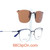 Your right side view. Check out our design to secure the polarized lenes on your frame without ugly bar and prongs to add more weights to your prescription eyeglasses.