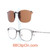 Your left side view. Check out our design to secure the polarized lenes on your frame without ugly bar and prongs to add more weights to your prescription eyeglasses.