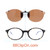 Our clip-on sunglasses will make your prescription eyeglasses appear like another pair of prescription sunglasses of the same model and size because we custom make it to the shape, size, and curve of your frame. Here is your favorite eyeglasses with our custom-made, featherweight polarized clip-on sunglasses (100% UVA and UVB or 400 UV protection from harmful sun rays). Your satisfaction is guaranteed!