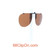 Your right side view. Check out our design to secure the polarized lenes on your frame without ugly bar and prongs to add more weights to your prescription eyeglasses.