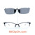 Our clip-on sunglasses will make your prescription eyeglasses appear like another pair of prescription sunglasses of the same model and size because we custom make it to the shape, size, and curve of your frame. Here is your favorite eyeglasses with our custom-made, featherweight polarized clip-on sunglasses (100% UVA and UVB or 400 UV protection from harmful sun rays). Your satisfaction is guaranteed!