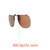 Your left side view. Check out our design to secure the polarized lenes on your frame without ugly bar and prongs to add more weights to your prescription eyeglasses.