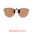 Our clip-on sunglasses will make your prescription eyeglasses appear like another pair of prescription sunglasses of the same model and size because we custom make it to the shape, size, and curve of your frame. Here is your favorite eyeglasses with our custom-made, featherweight polarized clip-on sunglasses (100% UVA and UVB or 400 UV protection from harmful sun rays). Your satisfaction is guaranteed!