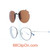 Your left side view. Check out our design to secure the polarized lenes on your frame without ugly bar and prongs to add more weights to your prescription eyeglasses.