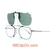 Your left side view. Check out our design to secure the polarized lenes on your frame without ugly bar and prongs to add more weights to your prescription eyeglasses.