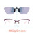Our clip-on sunglasses will make your prescription eyeglasses appear like another pair of prescription sunglasses of the same model and size because we custom make it to the shape, size, and curve of your frame. Here is your favorite eyeglasses with our custom-made, featherweight polarized clip-on sunglasses (100% UVA and UVB or 400 UV protection from harmful sun rays). Your satisfaction is guaranteed!