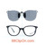 Our clip-on sunglasses will make your prescription eyeglasses appear like another pair of prescription sunglasses of the same model and size because we custom make it to the shape, size, and curve of your frame. Here is your favorite eyeglasses with our custom-made, featherweight polarized clip-on sunglasses (100% UVA and UVB or 400 UV protection from harmful sun rays). Your satisfaction is guaranteed!