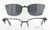 Our clip-on sunglasses will make your prescription eyeglasses appear like another pair of prescription sunglasses of the same model and size because we custom make it to the shape, size, and curve of your frame. Here is your favorite eyeglasses with our custom-made, featherweight polarized clip-on sunglasses (100% UVA and UVB or 400 UV protection from harmful sun rays). Your satisfaction is guaranteed!