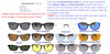 Please be sure to enter the correct model and size information so that we will be able to custom make your order correctly without delay.  Eyeglasses frame information is usually printed on the arm, bridge, or nose pad of the frame.  For eBay and Amazon customers, we will email you to confirm your brand, model, size, and lens color selection before making your order.