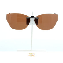 Custom Made for Isaac Mizrahi IM30050-51X16-P Polarized Clip-On Sunglasses  (Eyeglasses Not Included)