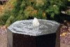 Image of top of Polished Top Basalt Fountains.