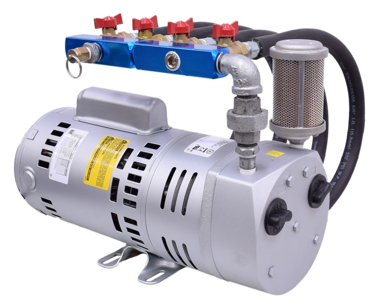 3/4 HP Gast Rotary Vane Aeration System w/ NO Tubing Pond Air Pumps