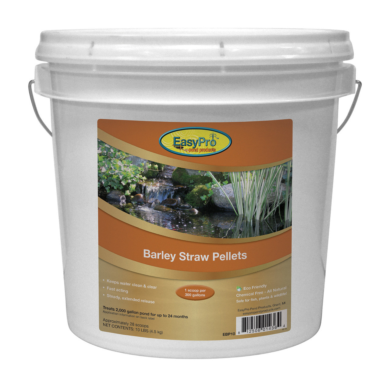 EasyPro Barley Straw Pellets - 10 lb. Pail