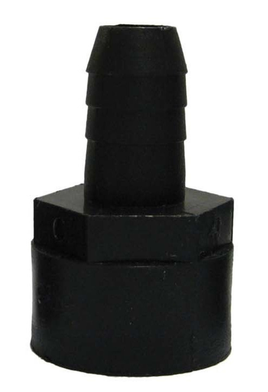 Statuary Black Fitting - 1/2 FPT x 1/2 Barb