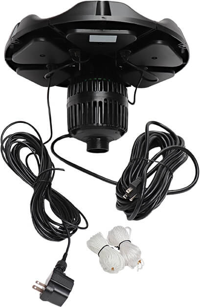 Easy Pro Starburst Mini Floating Fountain w/ LED Light Set - Thumbnail 3