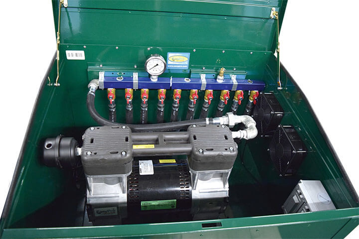 Stratus Diffusers 2 HP Stratus High Pressure Rocking Piston System w/ 6 Diffusers - Pond ...