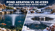 Pond Aeration vs De-Icers What Your Pond Needs Before Winter