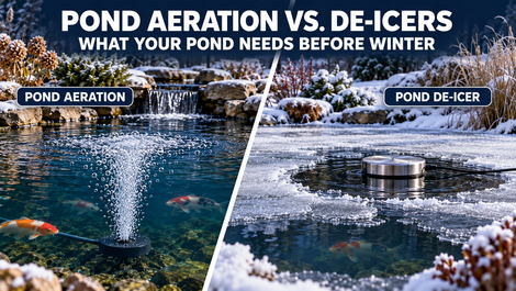 Pond Aeration vs De-Icers What Your Pond Needs Before Winter