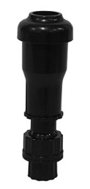 EasyPro Foam Jet nozzle  is 5 3/4" tall. Diverter valve required for installation