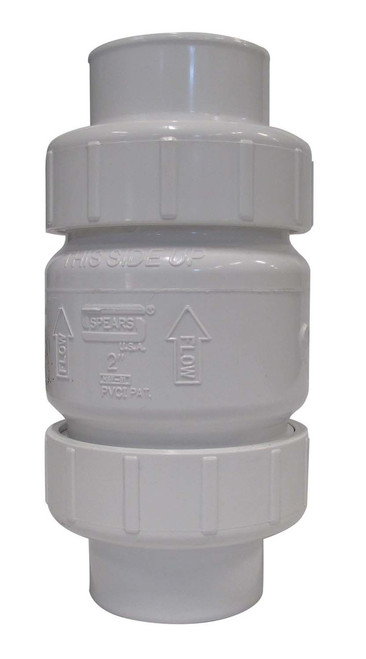 PVC Check Valve w/ Unions