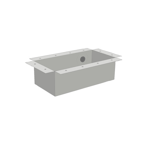 4 ft. Atlantic Flexible Hardscape Basin - Grey by Atlantic