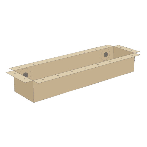 8 ft. Atlantic Flexible Hardscape Basin - Tan